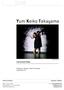 Yum Keiko Takayama. Curriculum Vitae. Production - Diffusion : Panem Et Circenses www.pan-etc.net