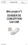 Mini projet n 1 DOSSIER DE CONCEPTION Clef USB