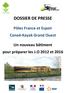 DOSSIER DE PRESSE. Pôles France et Espoir Canoë-Kayak Grand Ouest